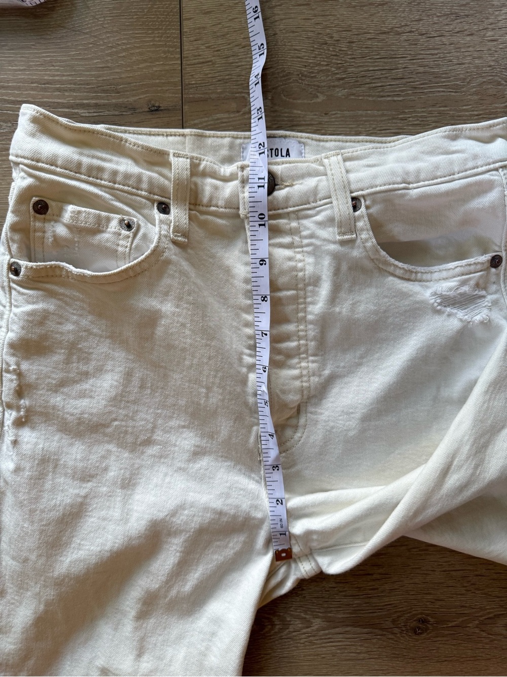 pistola Off-White Straight Leg Jeans - Picture 7 of 9